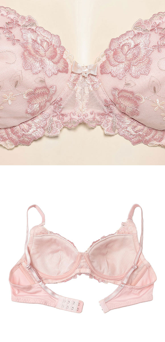 アツギ イーセレクト ふんわり立体カップ ノンワイヤー ブラジャー 美しく整える ATSUGI