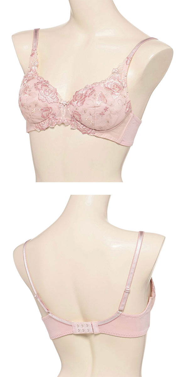 アツギ イーセレクト ふんわり立体カップ ノンワイヤー ブラジャー 美しく整える ATSUGI