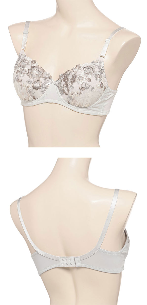 アツギ イーセレクト シームレスカップ ノンワイヤー ブラジャー 自然な丸み ATSUGI