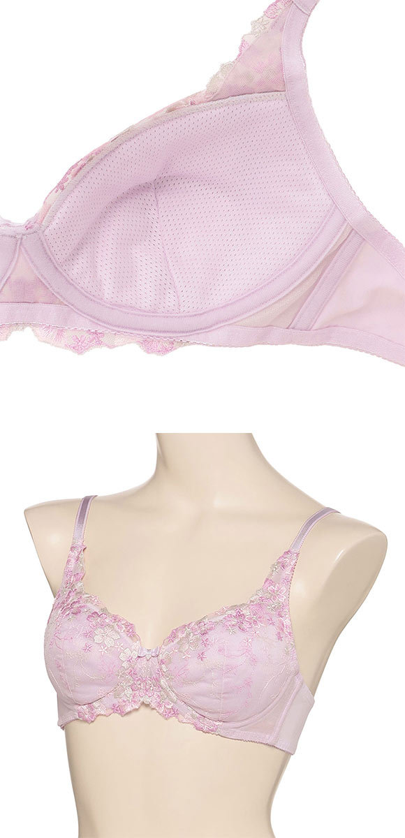 アツギ イーセレクト e-select ノンワイヤー 美しく整えるふんわり立体カップブラ ATSUGI