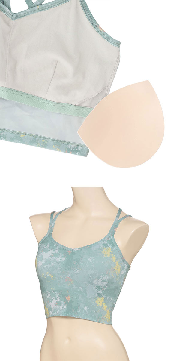 アツギ クリアビューティ アクティブ ヨガブラ カップ付きインナー