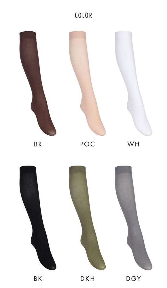 アツギ ASTIGU 爽 プレーン ハイソックス ATSUGI