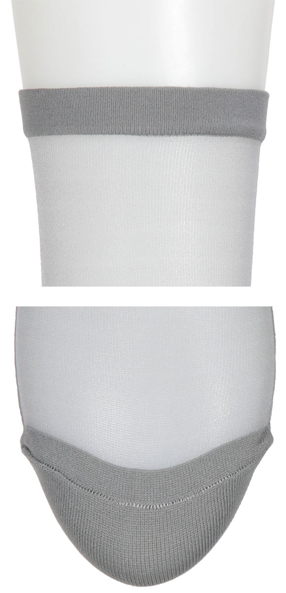 アツギ ASTIGU 透 クルーソックス ATSUGI