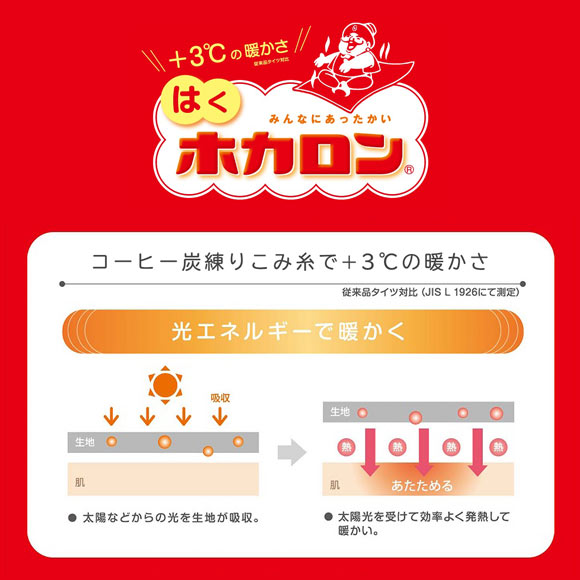 アツギ はくホカロン ひざ下丈タイツ 160デニール ATSUGI