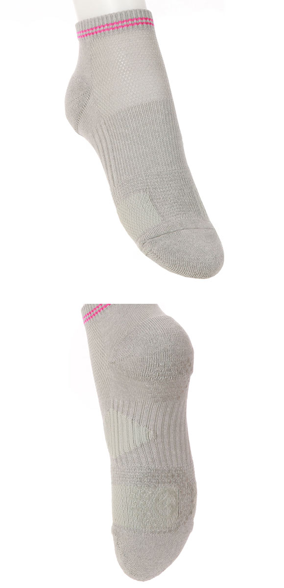 アツギ ATSUGI クリアビューティ アクティブ スニーカー丈 スポーツソックス すべり止め付き ランニング パイル編み