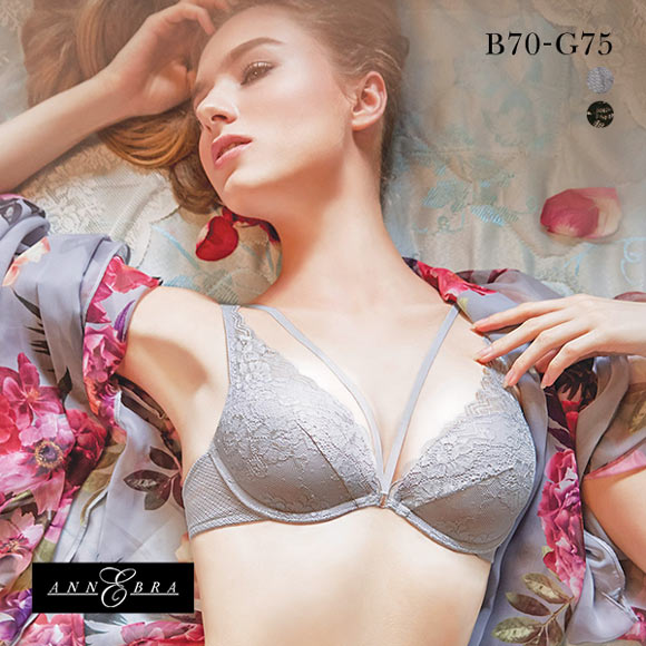 アンブラ ANNEBRA Glamour I love Change デコルテレース 3/4カップ ブラジャー BCDEFG 谷間 単品