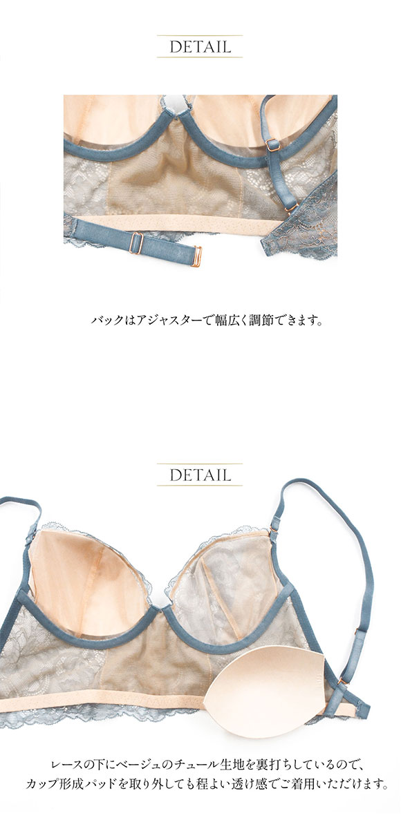 アンブラ ANNEBRA Parrots 2WAY バックオープン ブラジャー ノンパテッド 単品