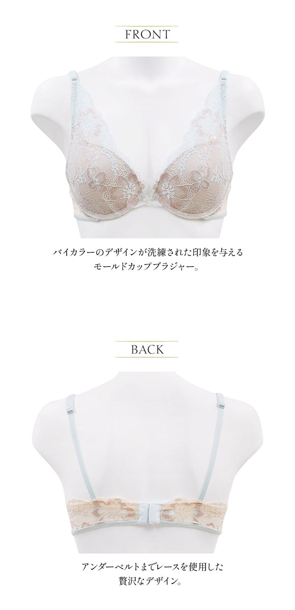 アンブラ Waltz デコルテレース モールドカップ ブラジャー 大きいサイズ ANNEBRA