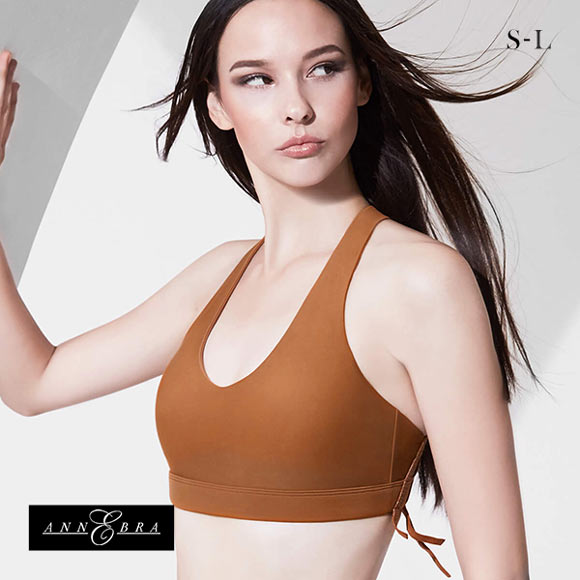 アンブラ ANNEBRA Saturn スポーツブラ ブラジャー レディース ノンワイヤー ヨガ トレーニング ランニング 単品 バッククロス