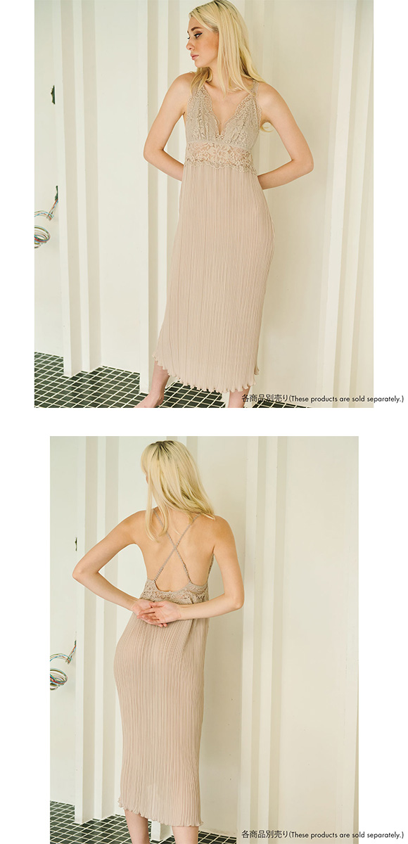 アンブラ ANNEBRA Pleat ルームワンピース ロングドレス セクシー ランジェリー インポート プレゼント 彼女 下着 海外