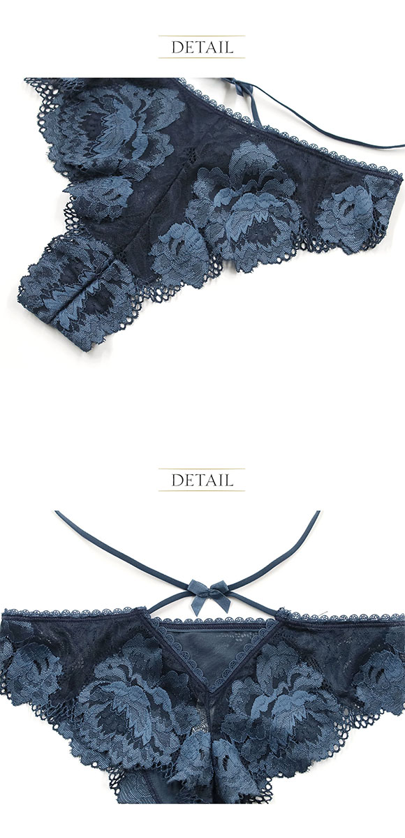 アンブラ ANNEBRA Mixing ストリングデザインレースショーツ 総レース 単品