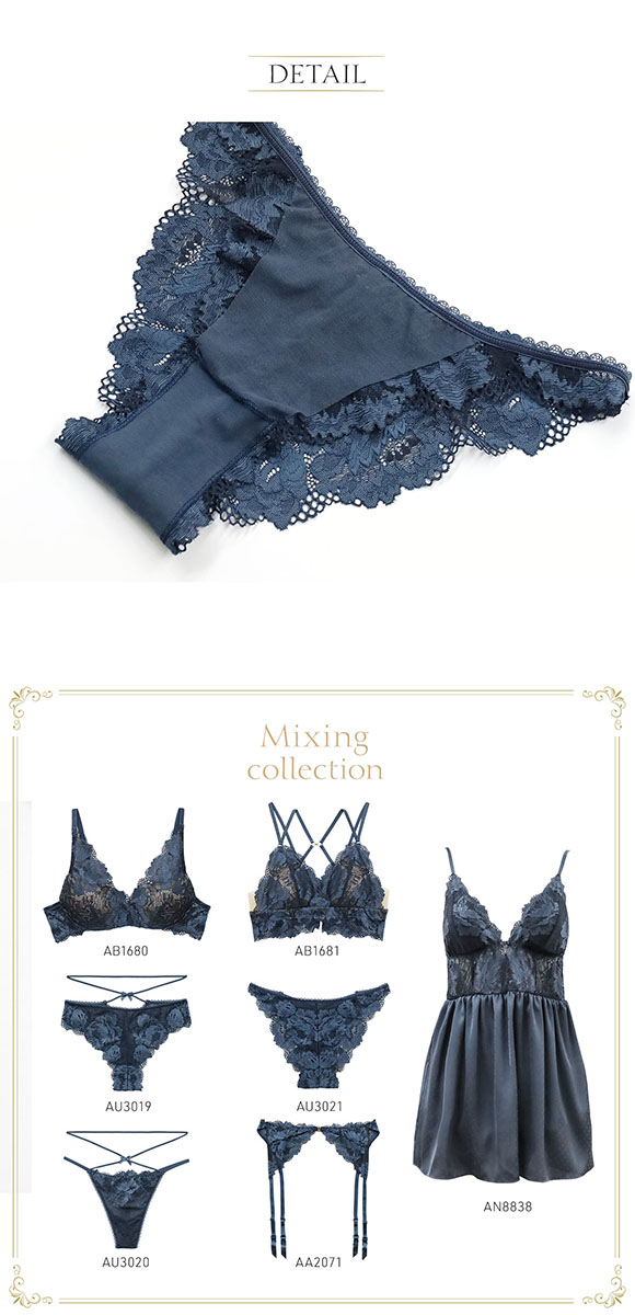 アンブラ ANNEBRA Mixing バックデザインショーツ 総レース 単品