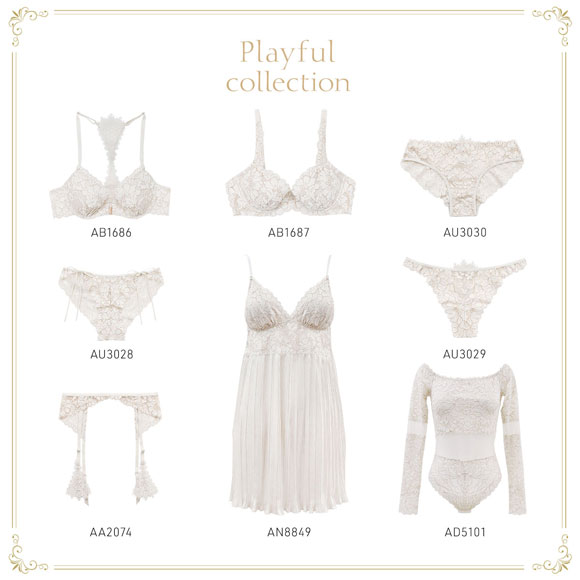 アンブラ ANNEBRA Playful ノーマル サイドリボン レースショーツ 総レース 単品