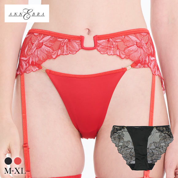 アンブラ Champagne Rose レース ノーマルショーツ レディース セクシー 総レース ハイレッグ 大きいサイズ レース 下着 ANNEBRA