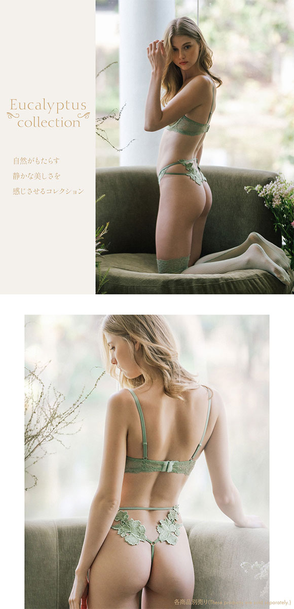アンブラ Eucalyptus モチーフレース デザイン Tバック レディース セクシー 過激 大きいサイズ ソング タンガ Gストリング ANNEBRA 下着
