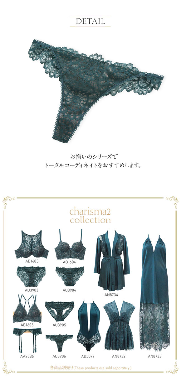 アンブラ ANNEBRA Charisma 2 ショーツ Gストリング 総レース セクシー 単品