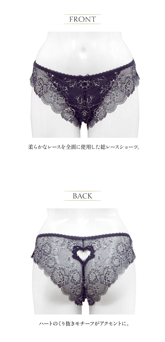 アンブラ ANNEBRA Star デザイン ショーツ ヒップハング 総レース 単品