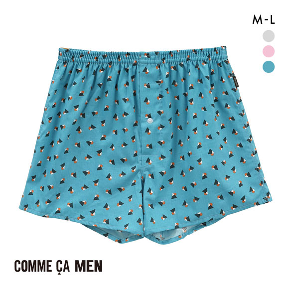 コムサメン Discovering Japan 富士山 トランクス メンズ COMME CA MEN 前あき アンダーウェア