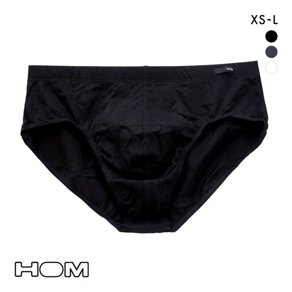オムHOM MINI BRIEFS COTTON フルバック ビキニ ブリーフ メンズ 前とじ 無地