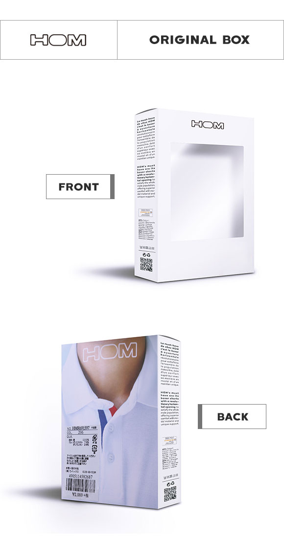 オムHOM MINI BRIEFS COTTON フルバック ビキニ ブリーフ メンズ 前とじ 無地