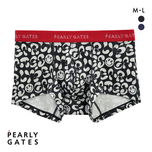 パーリーゲイツ バブルグラフティロゴ ボクサーパンツ メンズ 前とじ アンダーウェア PEARLY GATES
