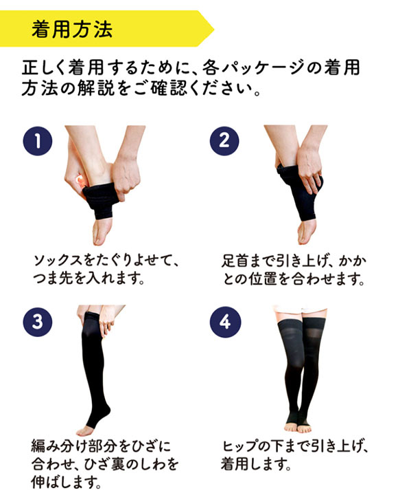 メディキュット MediQttO Drsおうちでメディキュット リンパケア ロングオープントゥ