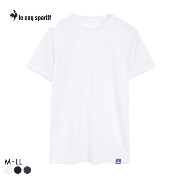 ルコックスポルティフ ハニカムメッシュ クルーネック 半袖シャツ メンズ インナー le coq sportif