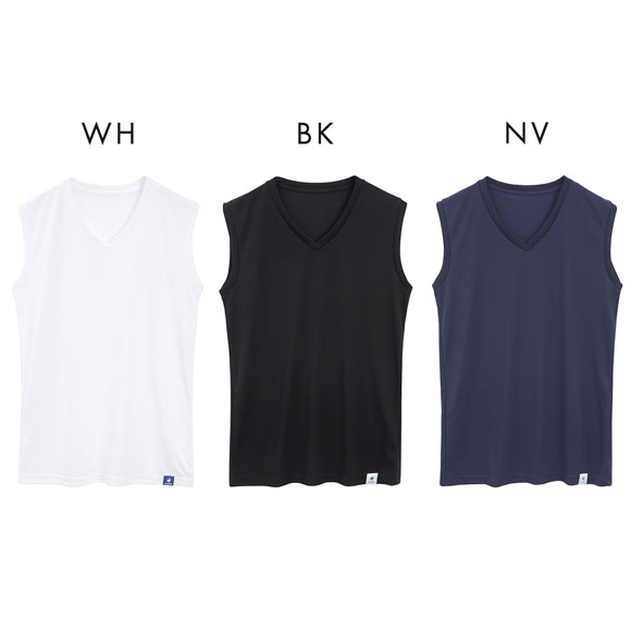 ルコックスポルティフ ハニカムメッシュ Vネック サーフシャツ メンズ インナー スリーブレス le coq sportif