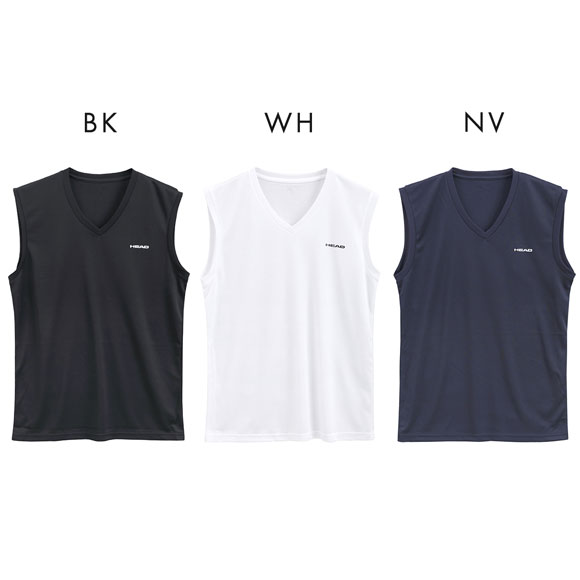 ヘッド 裏ハニカムメッシュ Vネック サーフシャツ メンズ 軽量 DRY スリーブレス インナー スポーツ 大きいサイズ HEAD