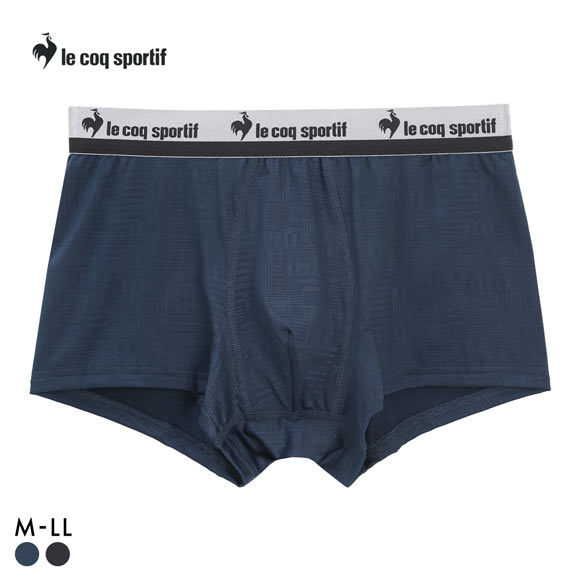 ルコックスポルティフ ラインエンボス柄 ボクサーパンツ メンズ 前とじ le coq sportif