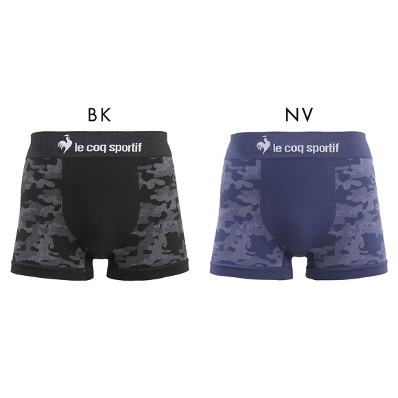 ルコックスポルティフ 迷彩柄 成型 ボクサーパンツ メンズ 前とじ le coq sportif