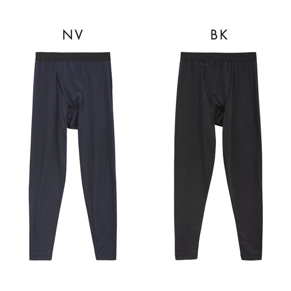 プラチナヒート ロングタイツ メンズ インナー Ask Doctors あったか 裏起毛 ストレッチ 前あき