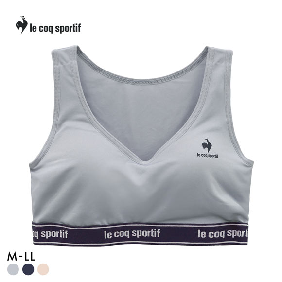 ルコックスポルティフ モールドカップ ノンワイヤー ブラジャー ハーフトップ レディース le coq sportif