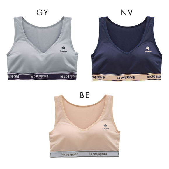 ルコックスポルティフ モールドカップ ノンワイヤー ブラジャー ハーフトップ レディース le coq sportif