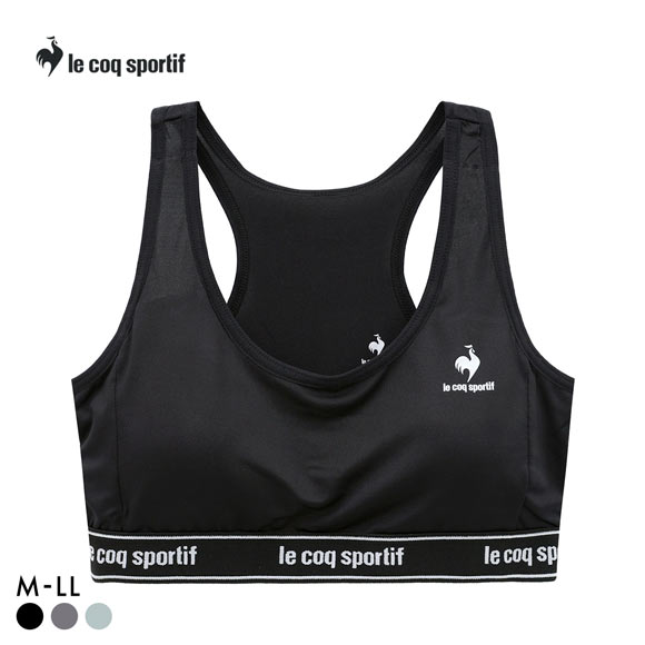 ルコックスポルティフ レーサーバック ハーフトップ レディース ノンワイヤー ブラジャー 単品 le coq sportif