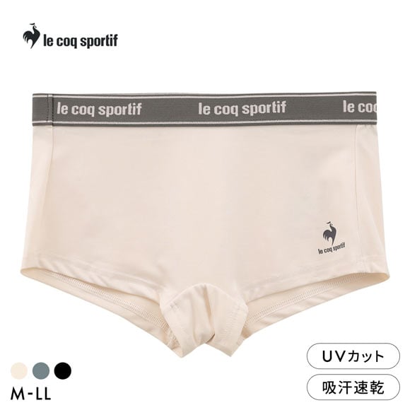 ルコックスポルティフ 1分丈 ショーツ レディース ボクサータイプ le coq sportif 吸汗速乾