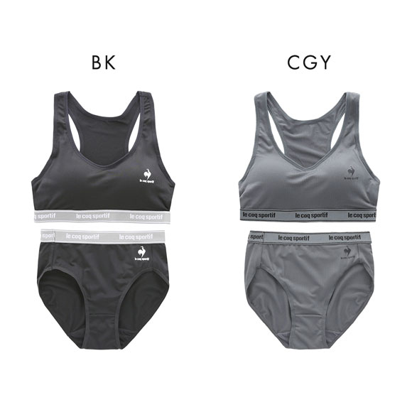 ルコックスポルティフ 女児 ハーフトップ＆ショーツ 上下セット 女の子 キッズ ジュニア le coq sportif