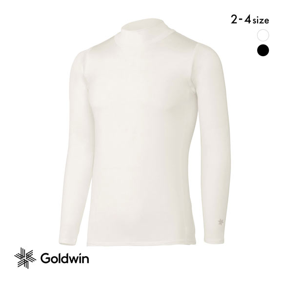 ゴールドウイン C3fit クーリング モックネック ロングスリーブ シャツ メンズ スポーツ 持続冷感 Goldwin