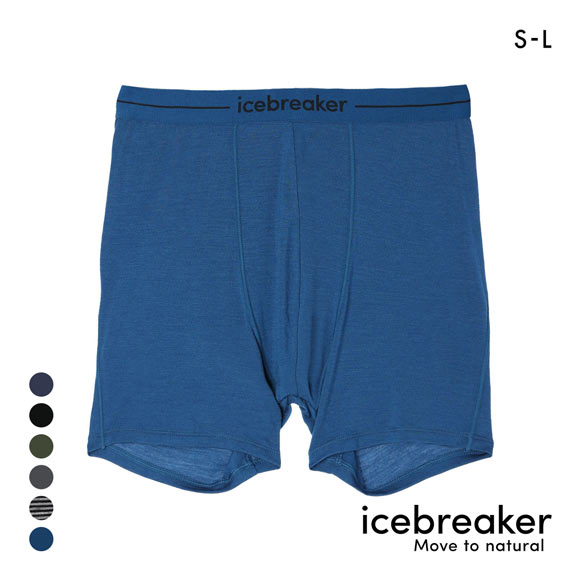 アイスブレーカー icebreaker M ANATOMICA BOXERS アナトミカ ボクサーパンツ メンズ 前閉じ