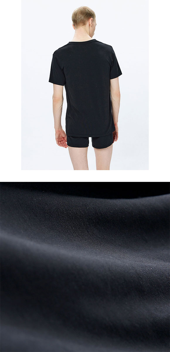 ニュートラルワークス NEUTRALWORKS. エヌスキン NSKIN  BASIC LIGHT SHORT SLEEVE V-NECK 半袖 Vネック Tシャツ インナー MXP 消臭 メンズ