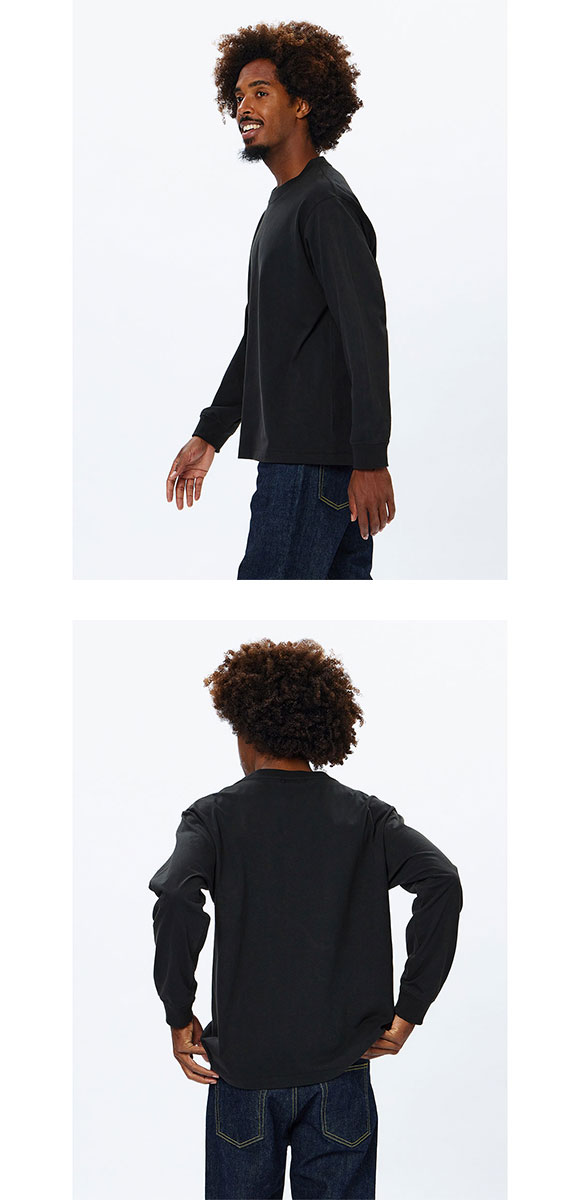 ニュートラルワークス NEUTRALWORKS. MXP スタンダード 長袖 クルーネック Tシャツ 消臭 ユニセックス