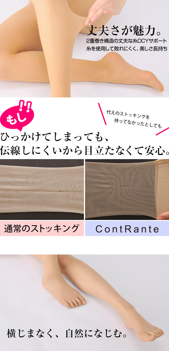 (コントランテ)ContRante 5本指 DCYサポートストッキング