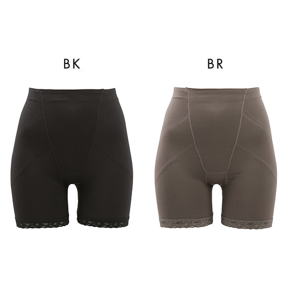 尻湯めぐり ふんわり起毛ぱんつ ガードル ショーツ スタンダード丈 補正下着 お腹押さえ 両面起毛 単品