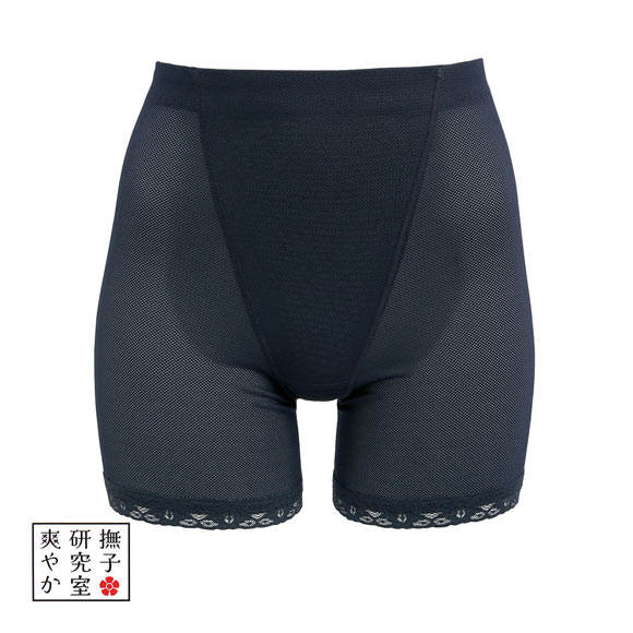 アンフィニ 撫子研究室 爽やか 一分丈 ガードル ショーツガードル 吸汗速乾 お腹押さえ UN-FINI