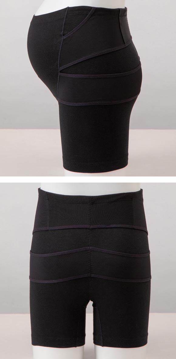 犬印 INUJIRUSHI 犬印×くみっきー×モニターママ共同開発 はくだけ骨盤サポート 妊婦帯 パンツタイプ 妊娠初期-後期 ML マタニティ ショーツ