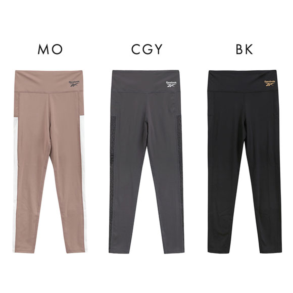 リーボック レディース レギンス ヨガ レディース ドライ UVカット UPF50＋ yoga ML Reebok LADYS