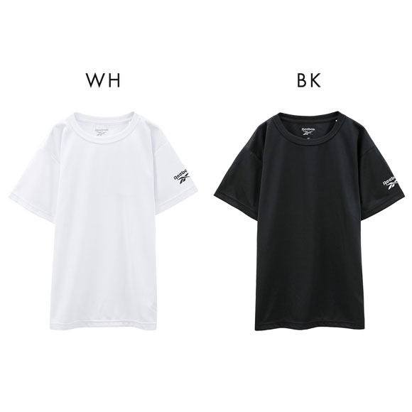 リーボック Reebok ジュニア キッズ 男の子 Tシャツ クルーネック メッシュ 丸首 シャツ インナー