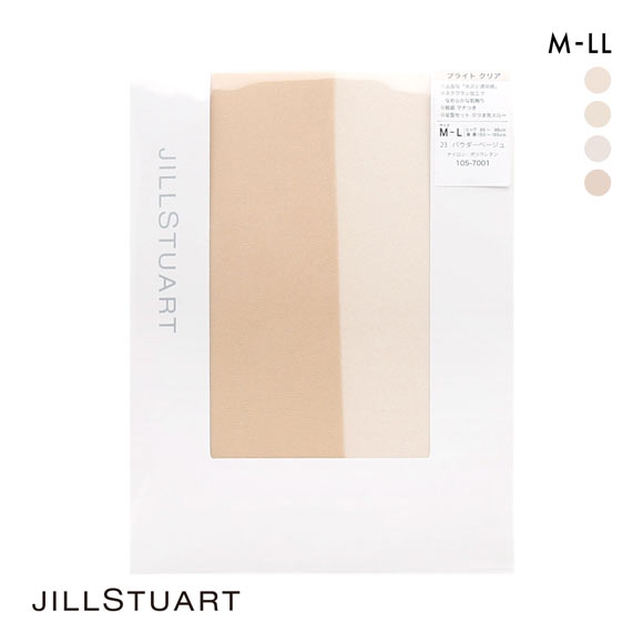 ジルスチュアート ストッキング ブライトクリア パンスト JILLSTUART マチ付き スクワラン加工 つま先スルー 潤い 保湿