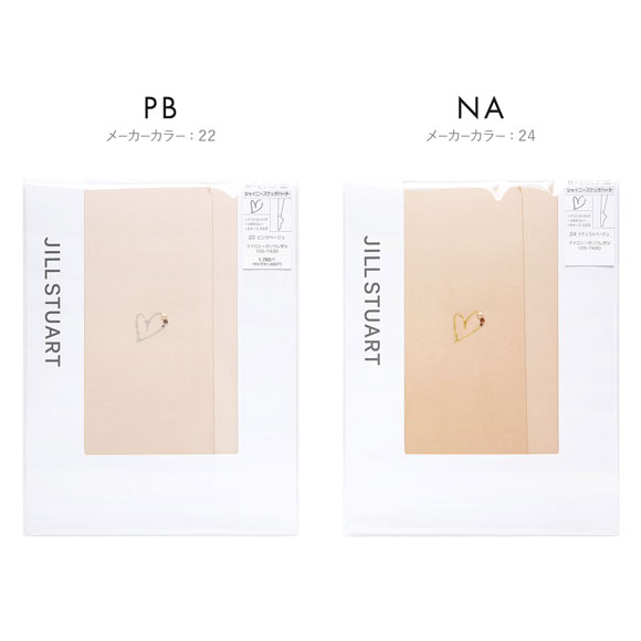 ジルスチュアート ハートモチーフ ストッキング レディース パンスト M-L L-LL 大きいサイズ JILL STUART