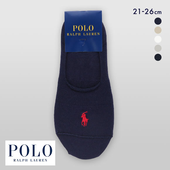 ポロ ラルフローレン POLO RALPH LAUREN 深ばきカバーソックス フットカバー すべり止め付き 21-23 22-24 24-26 ペッツ 靴下 レディース